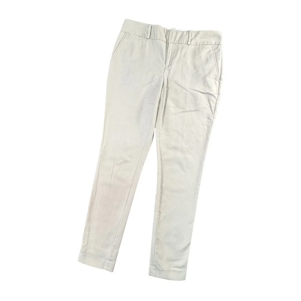 Banana Republic Womens‎ 4 Jackson Fit Khaki Chino Pants Minimalist Quiet Luxury